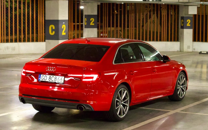 Audi A4 cena 94900 przebieg: 112794, rok produkcji 2017 z Gdańsk małe 742